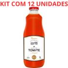 Suco de tomate integral superbom garrafa 1 litro kit com 12