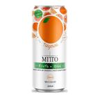 Suco Mitto Fruta + Gás Tangerina lata com 06 unidades de 269ml