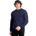Suéter Detalhado Masculino Com Zíper Inverno