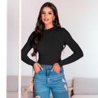 Sueter Frio Blusa Tricot Casaco Moldal Lindo Inverno Básico Moda Trança Feminino Parka Mulher Quente Basico Moderno Luxo