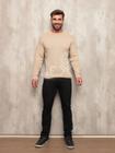 Sueter Masculino Canelado Blusa de Frio Tricot