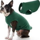 Suéter para cães Gooby Stretch Fleece Colete Verde Floresta GG