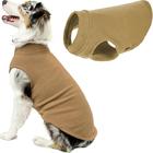 Suéter para cães Gooby Stretch Fleece Vest Sand 5G