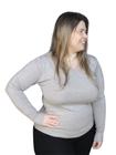 Sueter Plus Size - Decote V ou O - Várias Cores