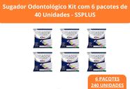 Sugador Odontológico KIT com 6 pacotes de 40 Unidades - SSPLUS