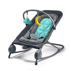 Summer 2-em-1 Bouncer & Rocker Duo (Cinza e Teal) Rocker e Bouncer conveniente e portátil para bebês inclui brinquedos macios e vibrações calmantes