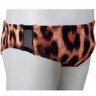 Sunga Animal Print Slip Transparência Preta Frontal Sungas SexLord Underwear