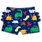 Sunga Azul Royal Dinossauros Tip Top Uv50+