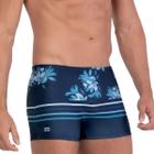 Sunga Boxer Adulto Estampa Floral Listra Confortável Hang Loose