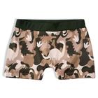 Sunga Boxer Infantil Dino Camuflado Verde Militar Tip Top