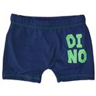 Sunga Boxer Infantil Tip Top Menino Marinho Dino