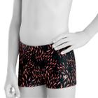 Sunga Boxer Kids Praia Verão UV FPS 50+ Estampada Cardume Mash