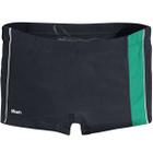 Sunga Boxer Mash Cinza com Lista Verde