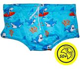 Sunga Infantil Menino Surf Tubarão Praia Verão Piscina Pr Uv