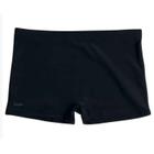 Sunga Mash Boxer Lisa c Vivo Lateral Masculina - Preto