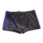 Sunga Speedo Boxer Recorte - masculino - preto+azul marinho