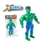 Super Boneco X Neon Strong Verde de ação Infantil Grande