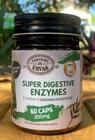 Super Digestive ENZYMES 200mg 60 Caps Canteiro De Ervas