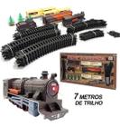 Ferrorama Trenzinho Eletrico Rail Train Trem Eletrico Com Luz e Som DM Toys  - Escorrega o Preço