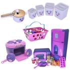 Super Kit Cozinha Completo Menina Brinquedo Mercado 36pç