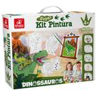 Super Kit de Pintura Dinossauros Brincadeira de Criança