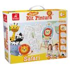 Super kit de pintura safari - brincadeira de criança - 2587