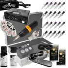 Super Kit De Tatuagem Pen Completo + Maleta + Itens