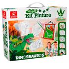 Super Kit Pintura Dinossauros em Madeira 2556 - Brincadeira de Criança