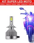 Super Led 2d Xenon Moto H4 Alta Baixa 6000k 12v 3200lm