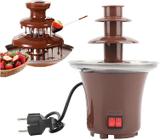 Super Máquina Fondue Chocolate Cascataelétrica Portátil 110V - Sweet Home