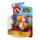 Super Mario Boneco Yoshi Laranja 4 polegadas colecionável Candide