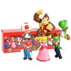 Super Mario Bros Coleção 6 Bonecos Action Figure Na Caixa