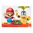 Super Mario Nintendo 4" Action Figure 2 Pack - Mario Vs. Iggy Koopa