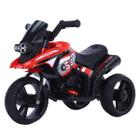 Super Mini Moto Elétrica Infantil 6V Som Pedal até 18kg