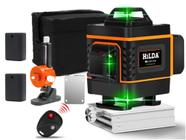 Super Nível Laser Hilda Profissional 4d 16 Linhas 2 baterias + Suporte
