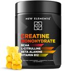 Suplemente as gomas de monohidrato de creatina New Elements com BCAA