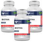 Suplemente Biotina 500 Mg 60 Cápsulas Muwiz 3 Potes