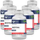 Suplemente Biotina 500 Mg 60 Cápsulas Muwiz 5 Potes