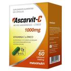 Suplemento Alimentar AscorVit-C 1000mg 60 Cps - Maxinutri