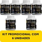 Suplemento Alimentar de Cafeína Biocêutica Caffeine Server Pote 60 Cápsulas Kit Promocional 6 Unidades