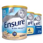 Suplemento Alimentar Ensure Baunilha 400g - Kit 4 Uni.