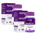 Suplemento Alimentar Imuni D3 Apisnutri 500mg 60 Capsulas- 2 Unidades