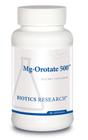 Suplemento Biotics Research Mg Orotate 500 Magnesium 90 cápsulas