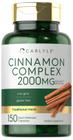 Suplemento Carlyle Ceylon Cinnamon Complex 150 cápsulas