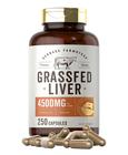 Suplemento Carlyle Grass Fed Beef Liver Capsules 4500 mg