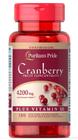 Suplemento concentrado de frutas de cranberry Puritan's Pride +vitamina D3