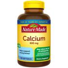 Suplemento de cálcio natural de 600 mg com vitamina D3 100 cápsulas gelatinosas