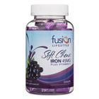 Suplemento de ferro Fusion Lifestyle com sabor de uva Soft Chew