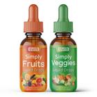 Suplemento de gotas de frutas e vegetais Simply Nature's Promise