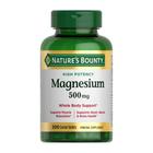 Suplemento de Magnésio Nature's Bounty - 500mg - 200 Comprimidos